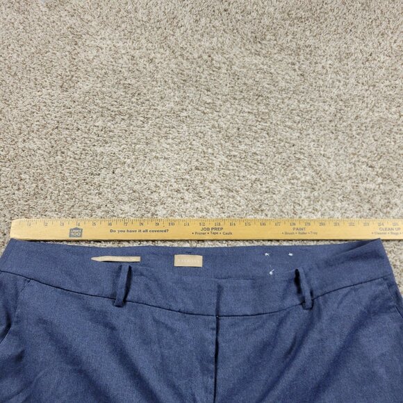 Talbots Pants Women’s 24W Luxe Wool Slim Ankle Pants Blue Career Work Lined - Picture 2 of 8
